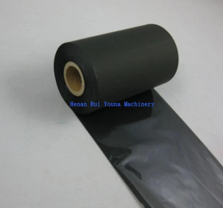 Black Color Thermal Transfer Ribbon Coding Foil For Hot Stamping Machine